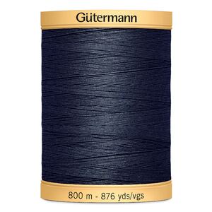 Gutermann Cotton Thread, 800m (876yds) #5413 Dark Blue