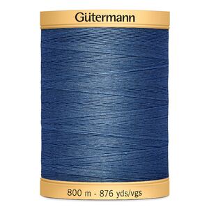 Gutermann Cotton Thread, 800m (876yds) #5624 Indigo Blue
