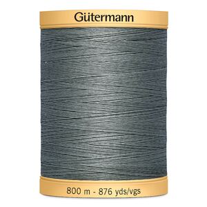 Gutermann Cotton Thread, 800m (876yds) #5705 Stormy Grey