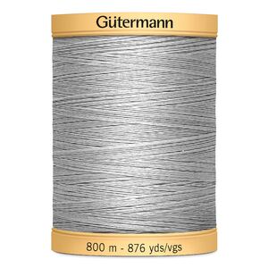 Gutermann Cotton Thread, 800m (876yds) #618 Sandy Grey