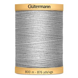 Gutermann Cotton Thread, 800m (876yds) #618 Sandy Grey
