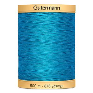 Gutermann Cotton Thread, 800m (876yds) #6745 Aqua Marine