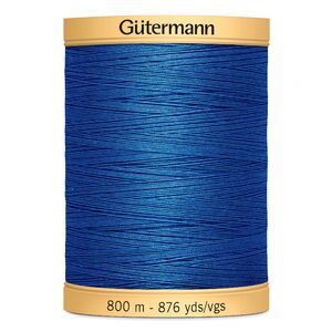 Gutermann Cotton Thread, 800m (876yds) #7000 Royal Blue