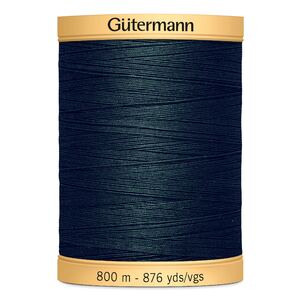 Gutermann Cotton Thread 800m (876yds), #8113, Hunter Green