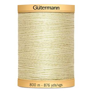 Gutermann Cotton Thread, 800m #828 Vanilla Cream