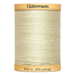Gutermann Cotton Thread, 800m (876yds) #829 Cream
