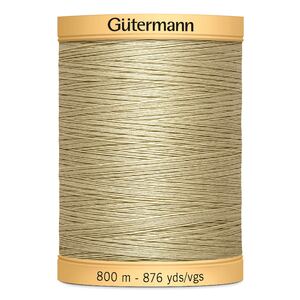 Gutermann Cotton Thread, 800m (876yds) #927 Burlap Beige