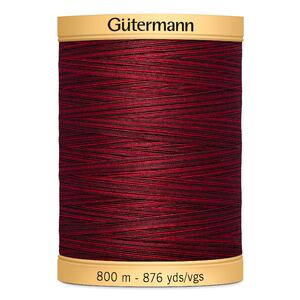 Gutermann Cotton Thread, 800m (876yds) #9959, Variegated Berry