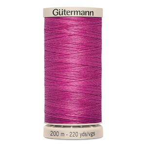 Waxed Cotton Quilting Thread #2955 PINK, 200m Spool