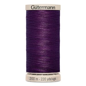 Waxed Cotton Quilting Thread #3832 PURPLE, 200m Spool
