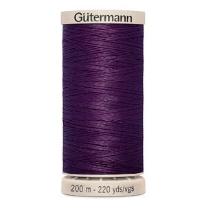 Gutermann Waxed Cotton Quilting Thread 200m Colour 3832 PURPLE