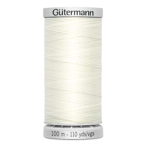 Gutermann Extra Strong Polyester Thread, #111 OFF WHITE, M782, 100m Spool