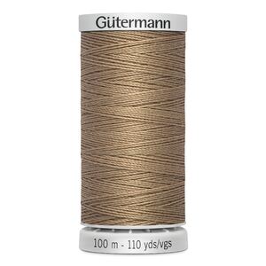 Gutermann Extra Strong Polyester Thread, #139 MOCHA BEIGE, M782, 100m Spool