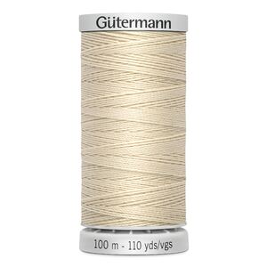 Gutermann Extra Strong Polyester Thread #169 NATURAL, 100m Spool