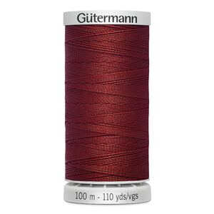 Gutermann Extra Strong Polyester Thread, Colour 221 REDDISH BROWN, 100m Spool