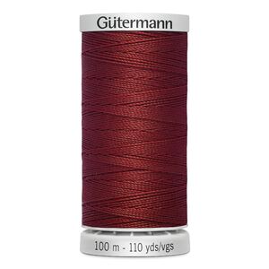 Gutermann Extra Strong Polyester Thread, Colour 221 REDDISH BROWN, 100m Spool