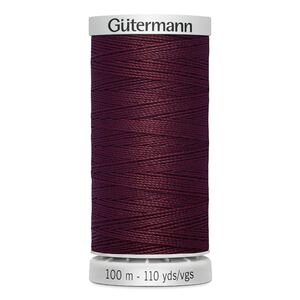 Gutermann Extra Strong Polyester Thread, #369 WINE, 100m Spool