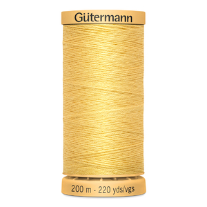 Gutermann Tacking Thread #758 YELLOW, for Basting, 200m Spool
