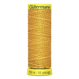 Gutermann Linen Thread #4013 YELLOW, 50m Spool, Strong Natural Thread