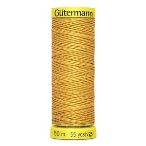 Gutermann Linen Thread #4013 YELLOW, 50m Spool, Strong Natural Thread