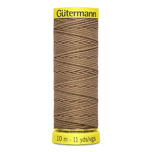 Gutermann BEIGE Shirring Elastic Thread #1028, 10m Spool
