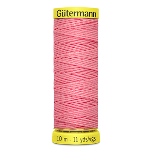 Gutermann PINK Shirring Elastic Thread #2747, 10m Spool