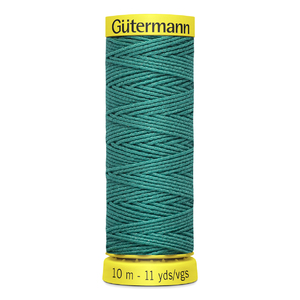 Gutermann TEAL Shirring Elastic Thread #7844, 10m Spool