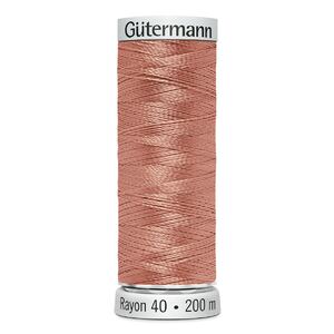 Gutermann Rayon 40 #1019 PEACH, 200m Machine Embroidery Thread