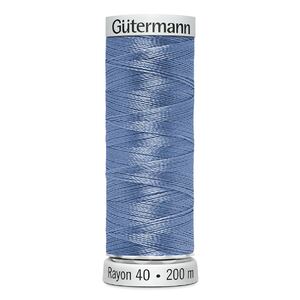 Gutermann Rayon 40 #1028 BABY BLUE, 200m Machine Embroidery Thread