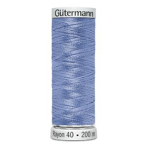 Gutermann Rayon 40 #1030 PERIWINKLE, 200m Machine Embroidery Thread