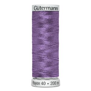Gutermann Rayon 40 #1032 MEDIUM PURPLE, 200m Machine Embroidery Thread