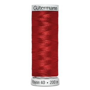 Gutermann Rayon 40 #1037 LIGHT RED, 200m Machine Embroidery Thread