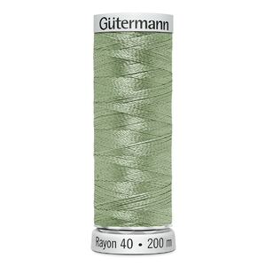 Gutermann Rayon 40 #1047 MINT GREEN, 200m Machine Embroidery Thread