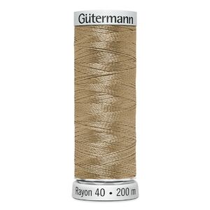 Gutermann Rayon 40 #1055 BARK, 200m Machine Embroidery Thread