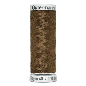 Gutermann Rayon 40 #1056 MEDIUM TAWNY TAN, 200m Machine Embroidery Thread