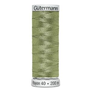 Gutermann Rayon 40 #1104 PASTEL YELLOW-GREEN, 200m Machine Embroidery Thread