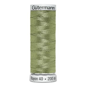Gutermann Rayon 40 #1104 PASTEL YELLOW-GREEN, 200m Machine Embroidery Thread