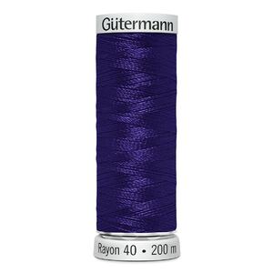 Gutermann Rayon 40 #1112 ROYAL PURPLE, 200m Machine Embroidery Thread