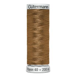 Gutermann Rayon 40 #1126 TAN, 200m Machine Embroidery Thread