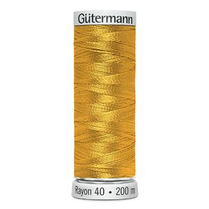 Gutermann Rayon 40 #1137 YELLOW ORANGE, 200m Machine Embroidery Thread