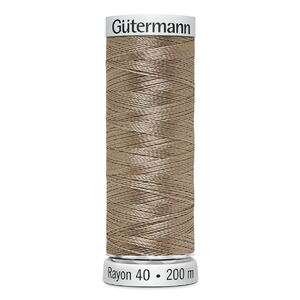 Gutermann Rayon 40 #1149 DEEP ECRU, 200m Machine Embroidery Thread