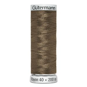 Gutermann Rayon 40 #1170 LIGHT BROWN, 200m Machine Embroidery Thread