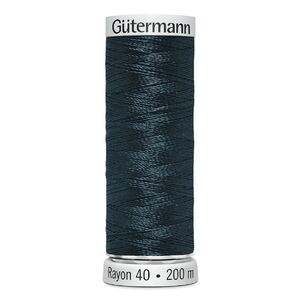 Gutermann Rayon 40 #1171 WEATHERED BLUE, 200m Machine Embroidery Thread