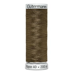 Gutermann Rayon 40 #1179 DARK TAUPE, 200m Machine Embroidery Thread