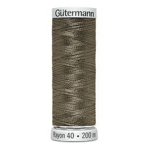 Gutermann Rayon 40 #1180 MEDIUN TAUPE, 200m Machine Embroidery Thread
