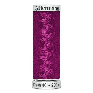 Gutermann Rayon 40 #1191 DARK ROSE, 200m Machine Embroidery Thread