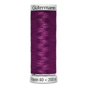 Gutermann Rayon 40 #1192 FUCHSIA, 200m Machine Embroidery Thread