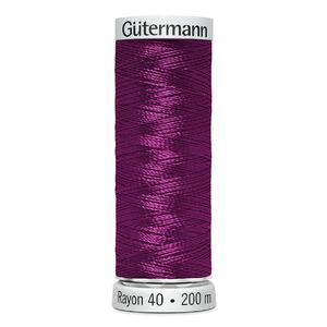 Gutermann Rayon 40 #1192 FUCHSIA, 200m Machine Embroidery Thread
