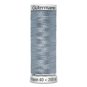 Gutermann Rayon 40 #1203 LIGHT WEATHERED BLUE, 200m Machine Embroidery Thread