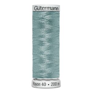 Gutermann Rayon 40 #1204 PASTEL JADE, 200m Machine Embroidery Thread